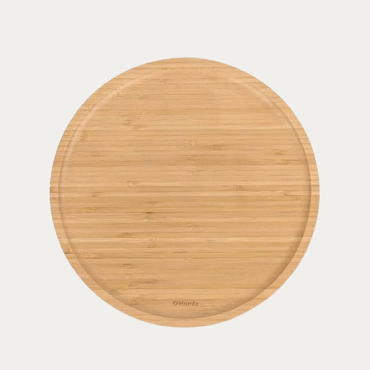 Bambou Low Platter 32x6 cm Natural Bamboo Serving Dish