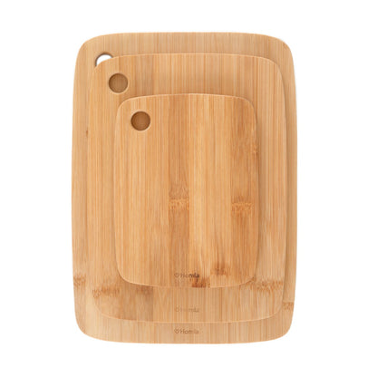 BAMBOU Set of 3 Bamboo Cutting Boards