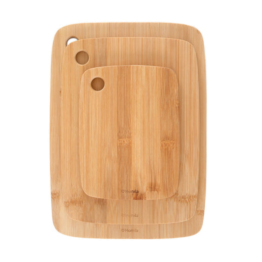 BAMBOU Set of 3 Bamboo Cutting Boards