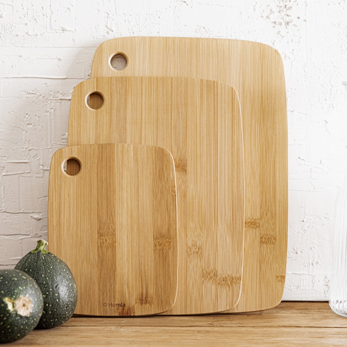 BAMBOU Set of 3 Bamboo Cutting Boards