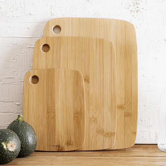 BAMBOU Set of 3 Bamboo Cutting Boards