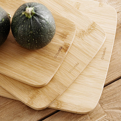 BAMBOU Set of 3 Bamboo Cutting Boards