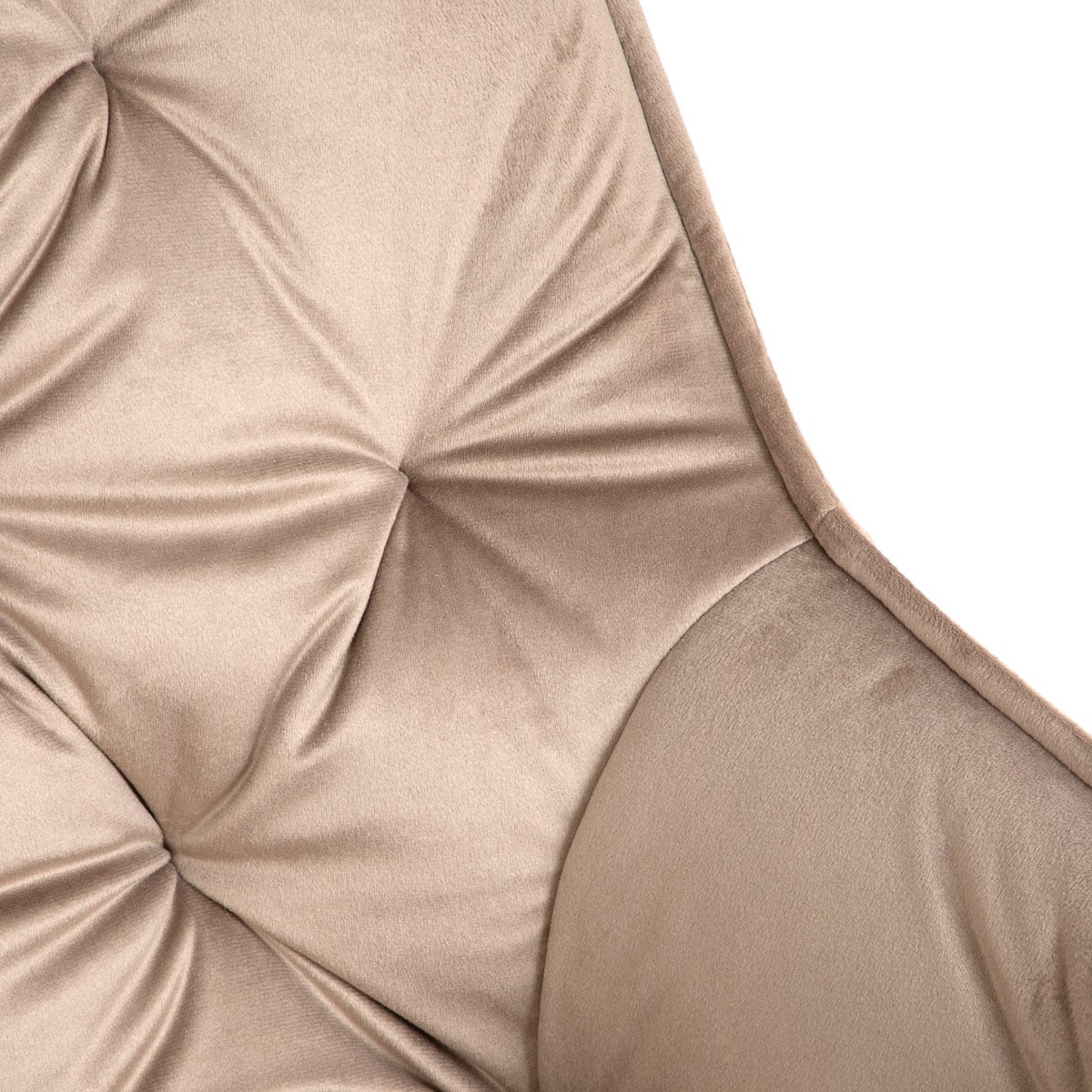 Cherry Velour Beige Chair 57x63x84 cm