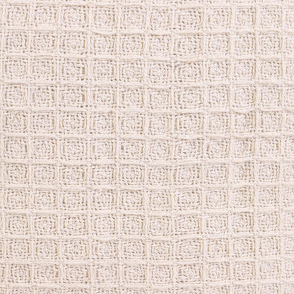 VAFFEL Ecru Pillowcase with Fringe 45x45 cm