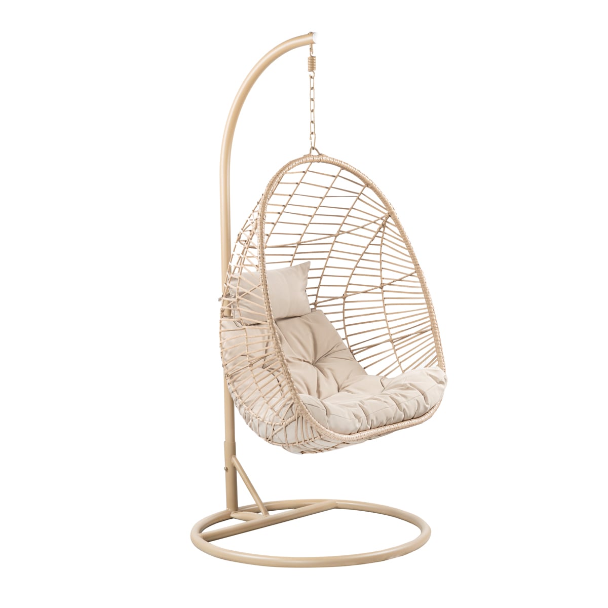 SOLEI Natural Swing with Cushion 95x95x195 cm