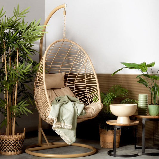 SOLEI Natural Swing with Cushion 95x95x195 cm