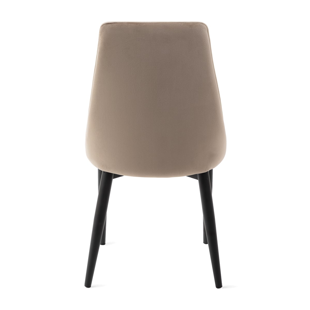 Chair LOUIS RIBBON Velour Beige 55x50x56 cm