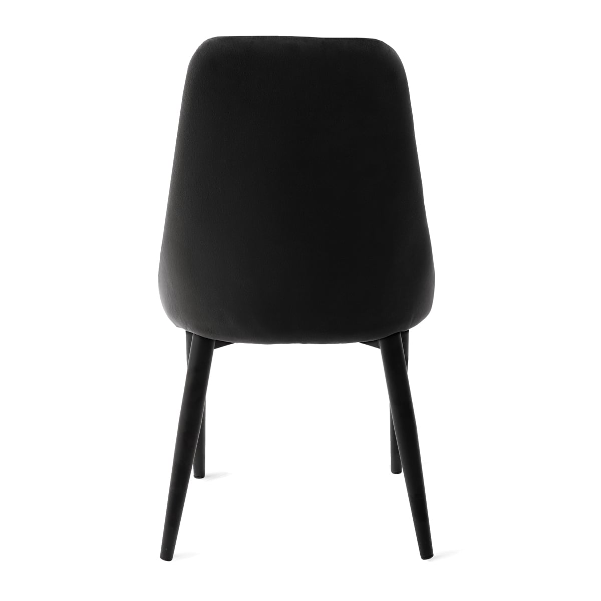 Louis Quilter Velour Black Chair 55x50x56 cm