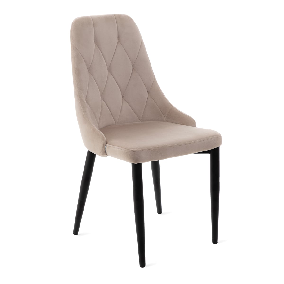Louis Quilter Velour Beige Chair 44x59x88 cm