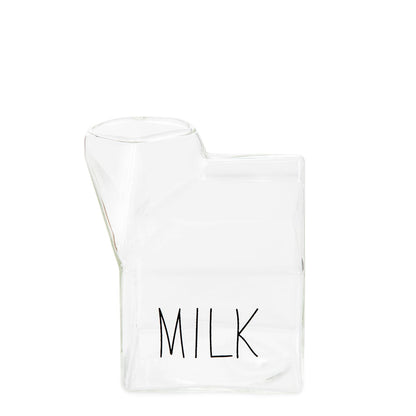 MILKI Glass Creamer 350ml - Durable Borosilicate Milk Server