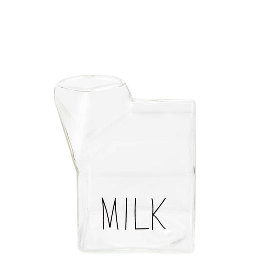 MILKI Glass Creamer 350ml - Durable Borosilicate Milk Server