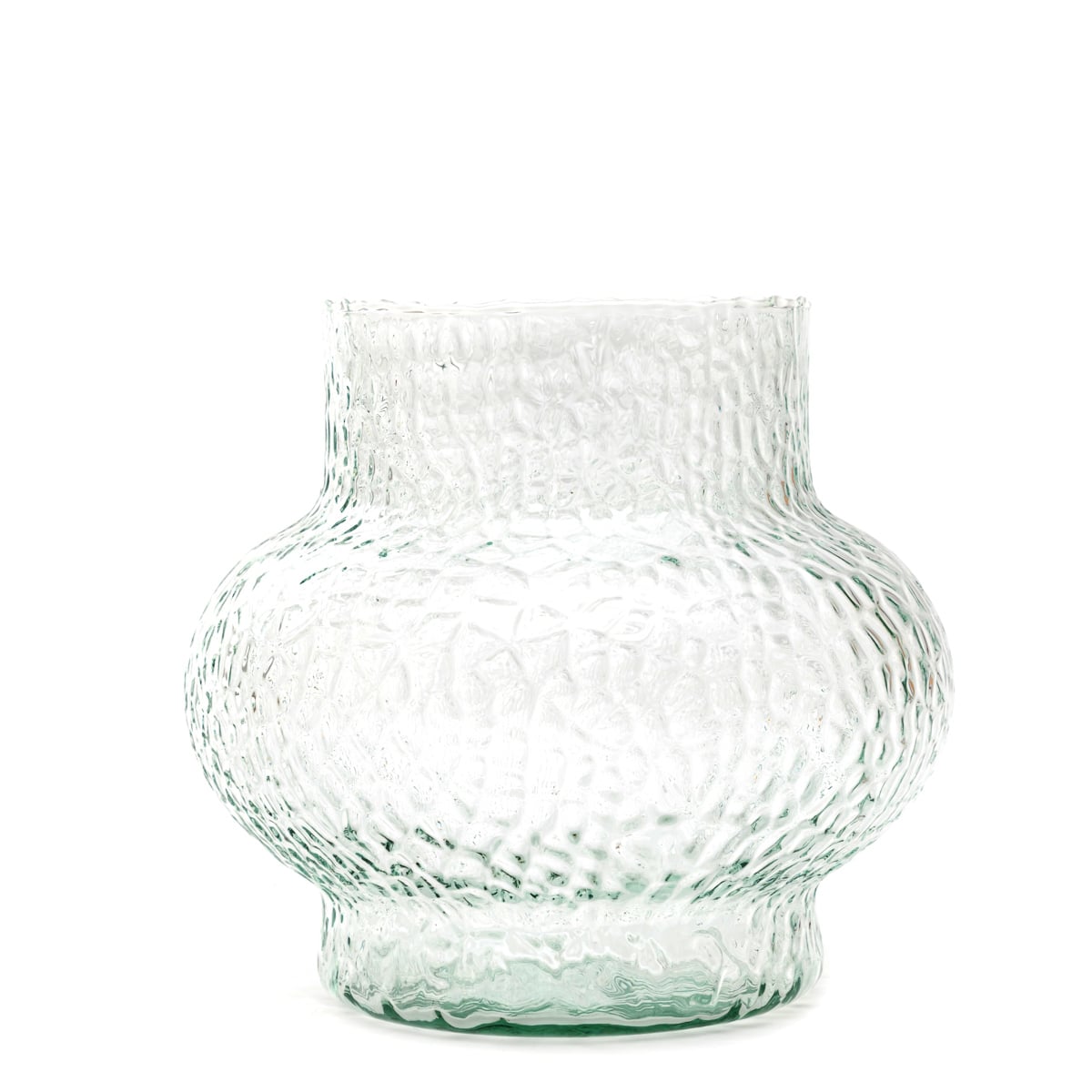 GALTO Hammered Glass Vase 23x24.5x23 cm