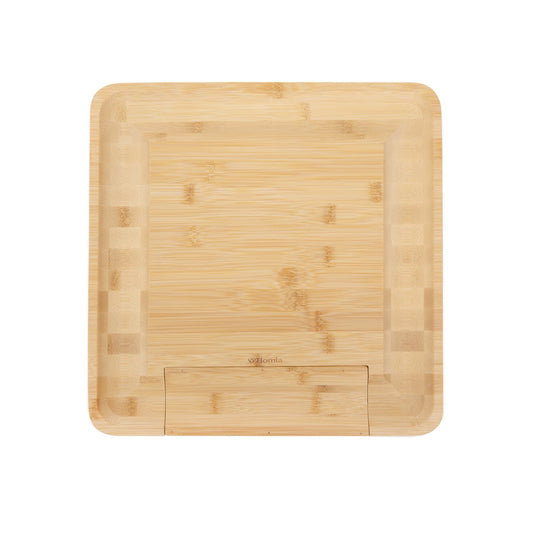 RUMI Serving Board with 4 Knives 34x34 cm