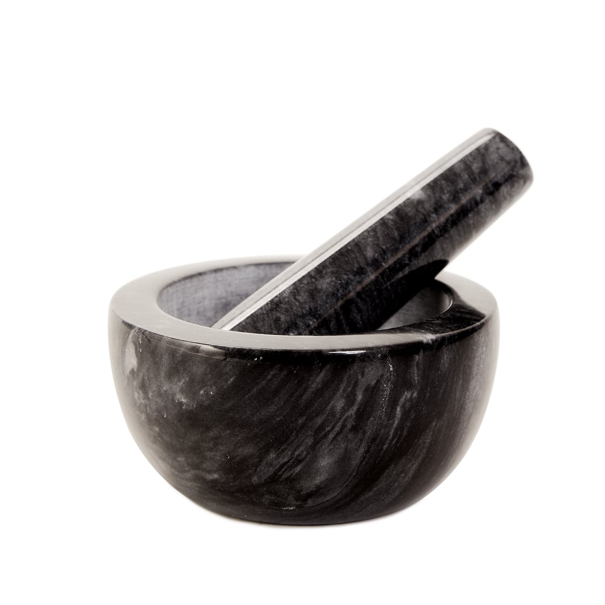 Marble Black Mortar 12 cm - Kitchen Accessories