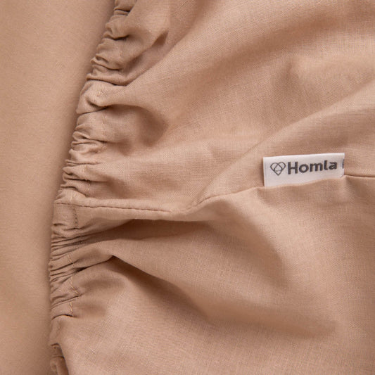 LAUKO Renforce Beige Bed Sheet 140x200 cm