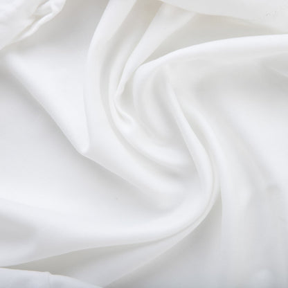 Bed Sheet Danielle White Satin 140x200 cm