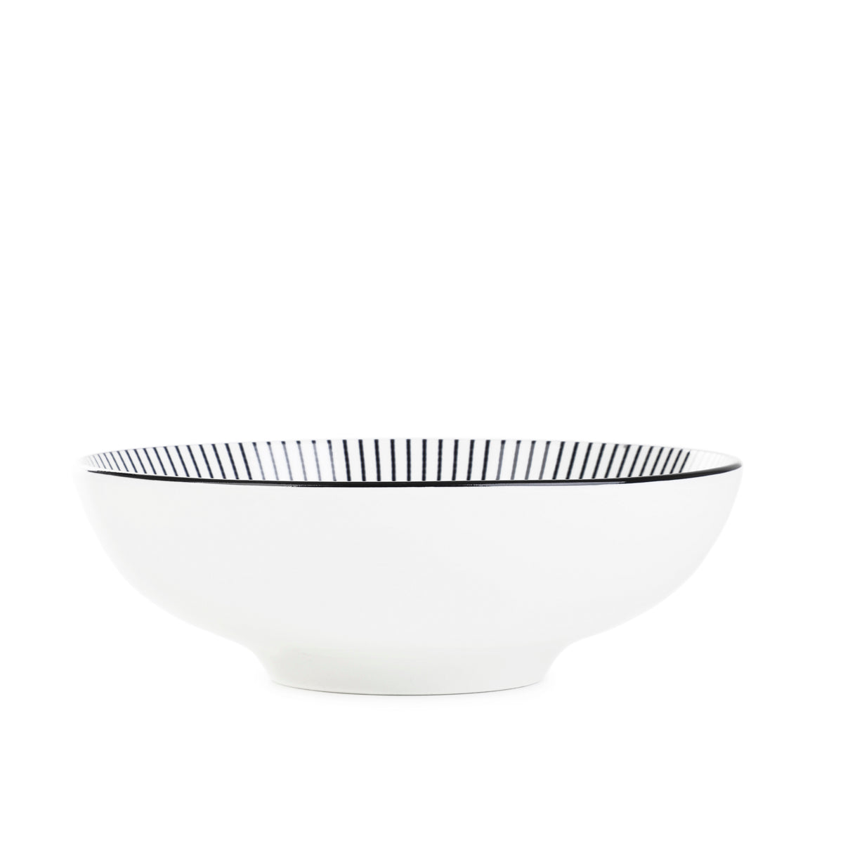 NAVIA Black Porcelain Bowl 21.5cm