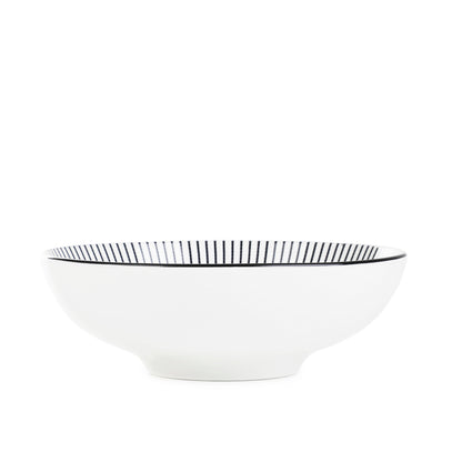 NAVIA Black Porcelain Bowl 21.5cm