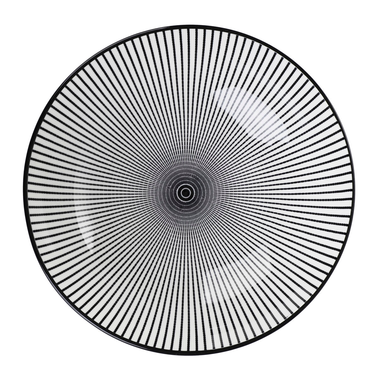 NAVIA Black Porcelain Bowl 21.5cm