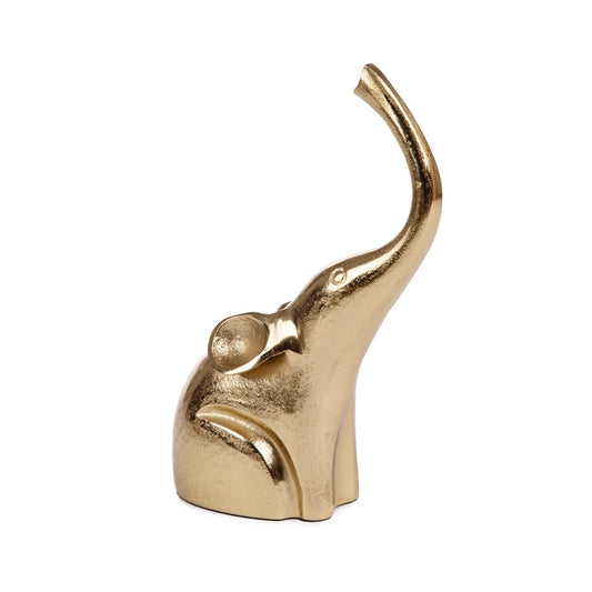 GIRONA Golden Elephant Standing Ornament 18x8x25 cm