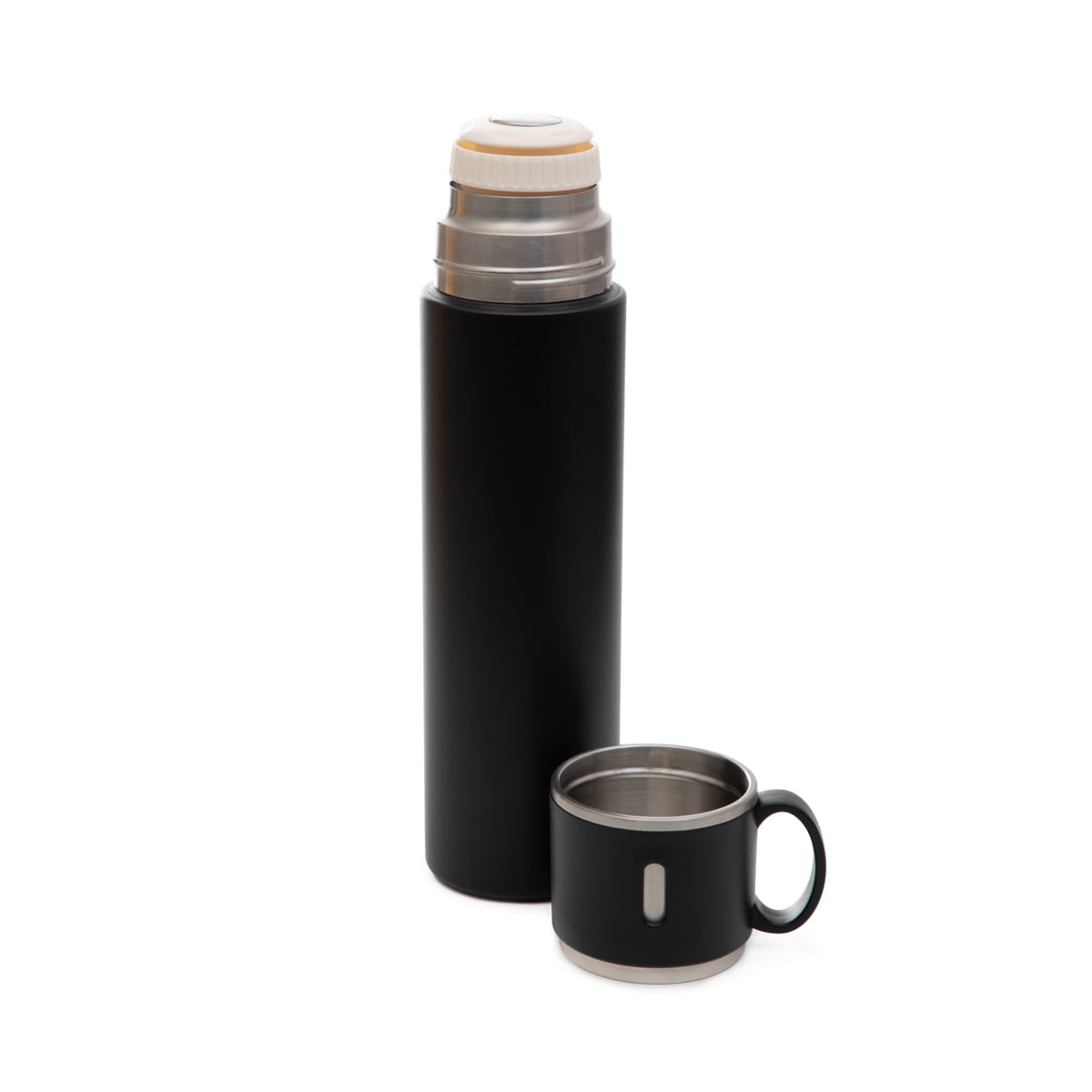 LIBRE Black Thermos 0.58L Vacuum Insulated Stainless Steel