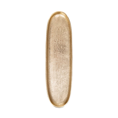 GIRONA Oblong Gold Decorative Tray 39x12x3 cm