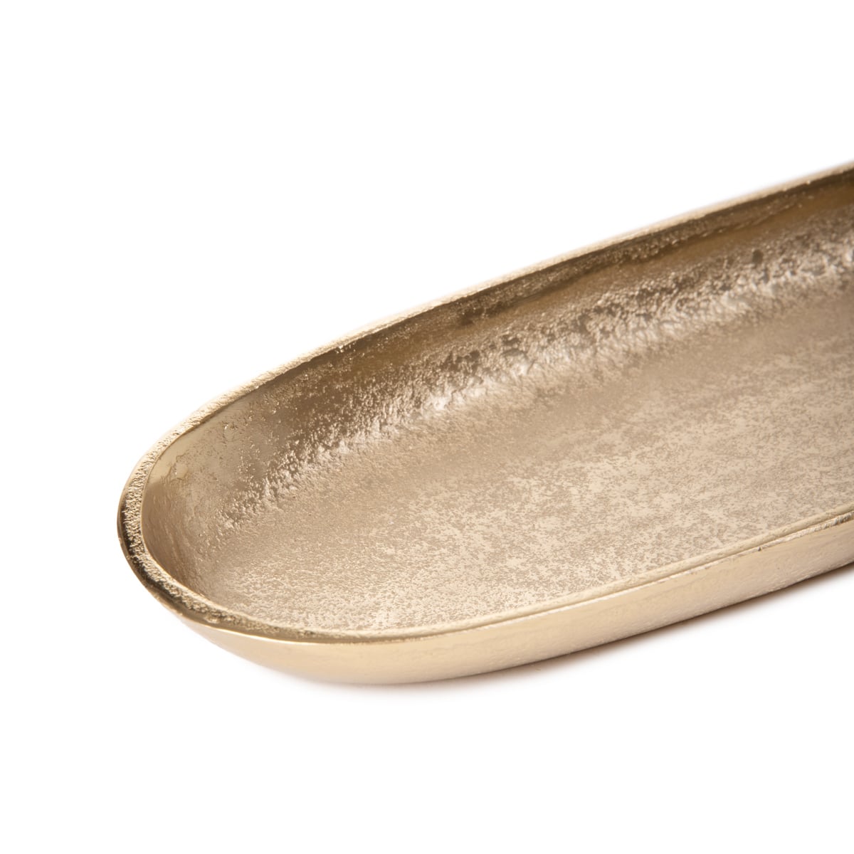 GIRONA Oblong Gold Decorative Tray 39x12x3 cm