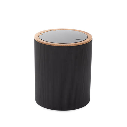 DIALL Black Bathroom Basket 20x19.5x23.5 cm