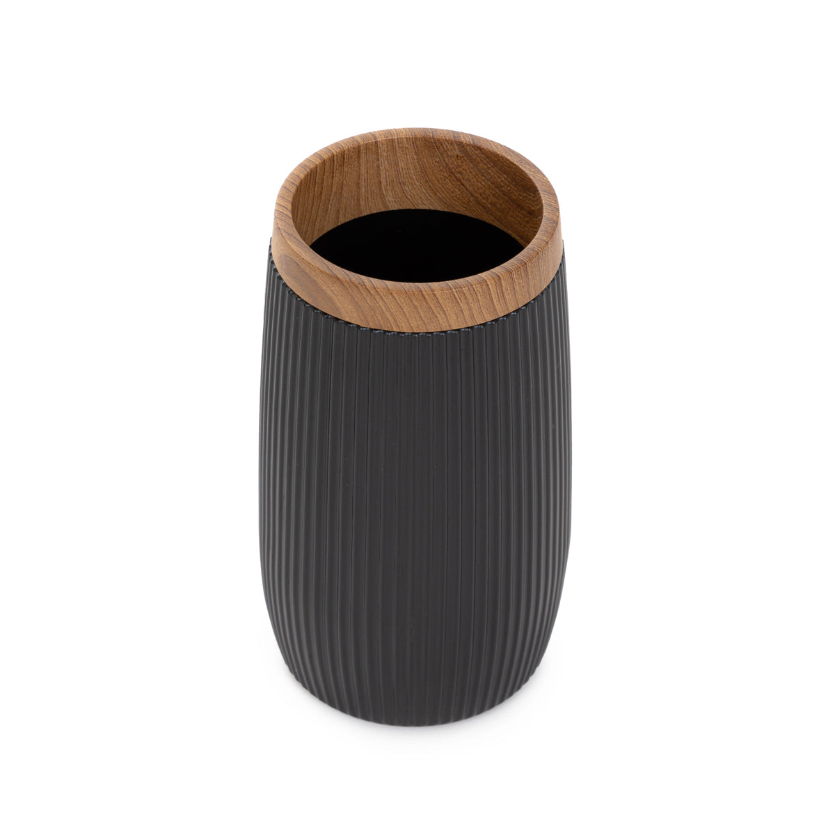 Bathroom Mug DIALL Black 6.5x13 cm