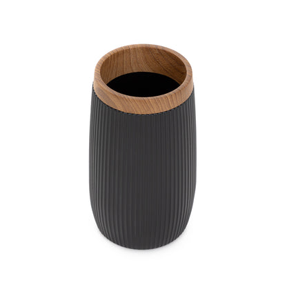 Bathroom Mug DIALL Black 6.5x13 cm