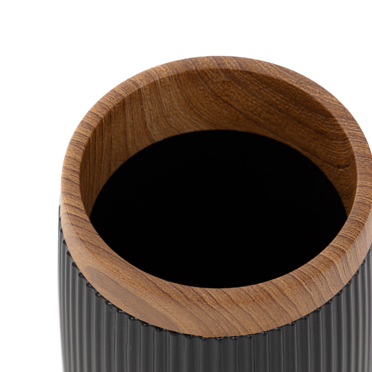 Bathroom Mug DIALL Black 6.5x13 cm