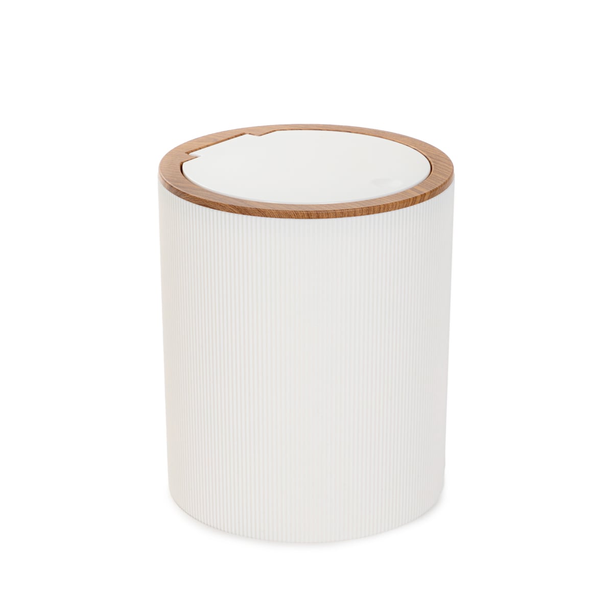 DIALL White Bathroom Basket 20x19.5x23.5 cm