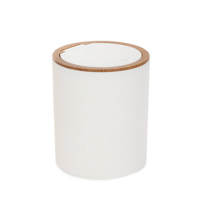 DIALL White Bathroom Basket 20x19.5x23.5 cm