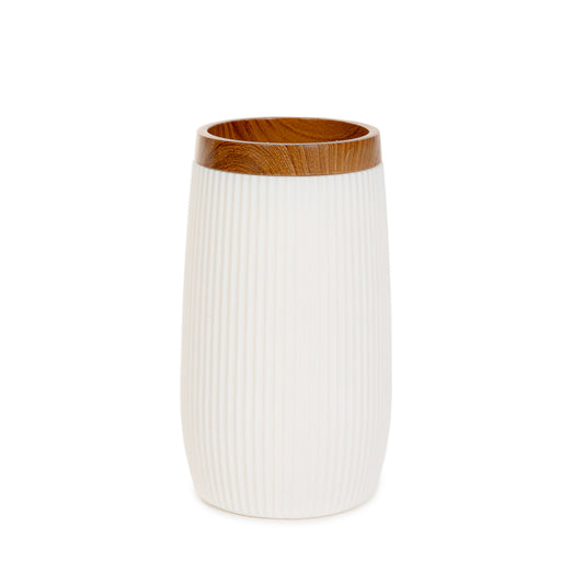 Bathroom Mug DIALL White 6.5x13 cm