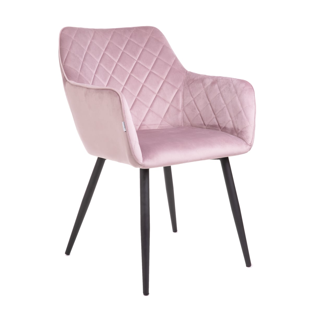 Shelton Velour Pink Chair Upholstered Dining and Desk Chair