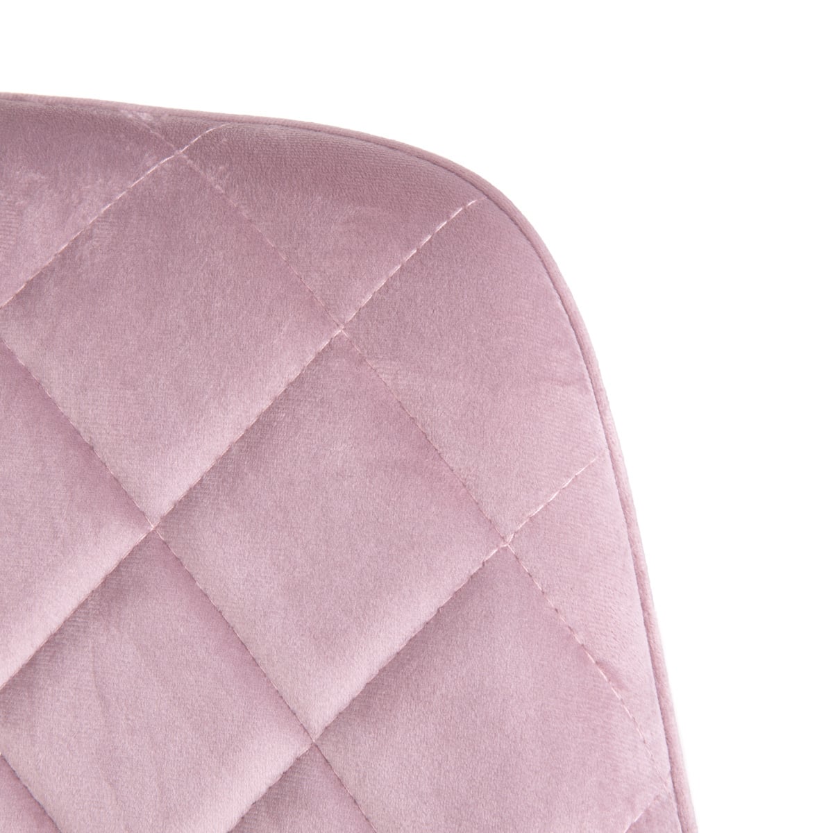 Shelton Velour Pink Chair Upholstered Dining and Desk Chair