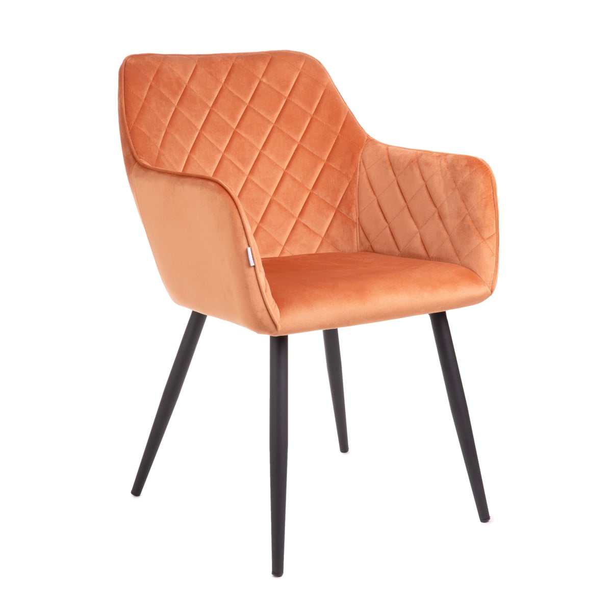 Shelton Brick Velour Chair 56x60x84cm