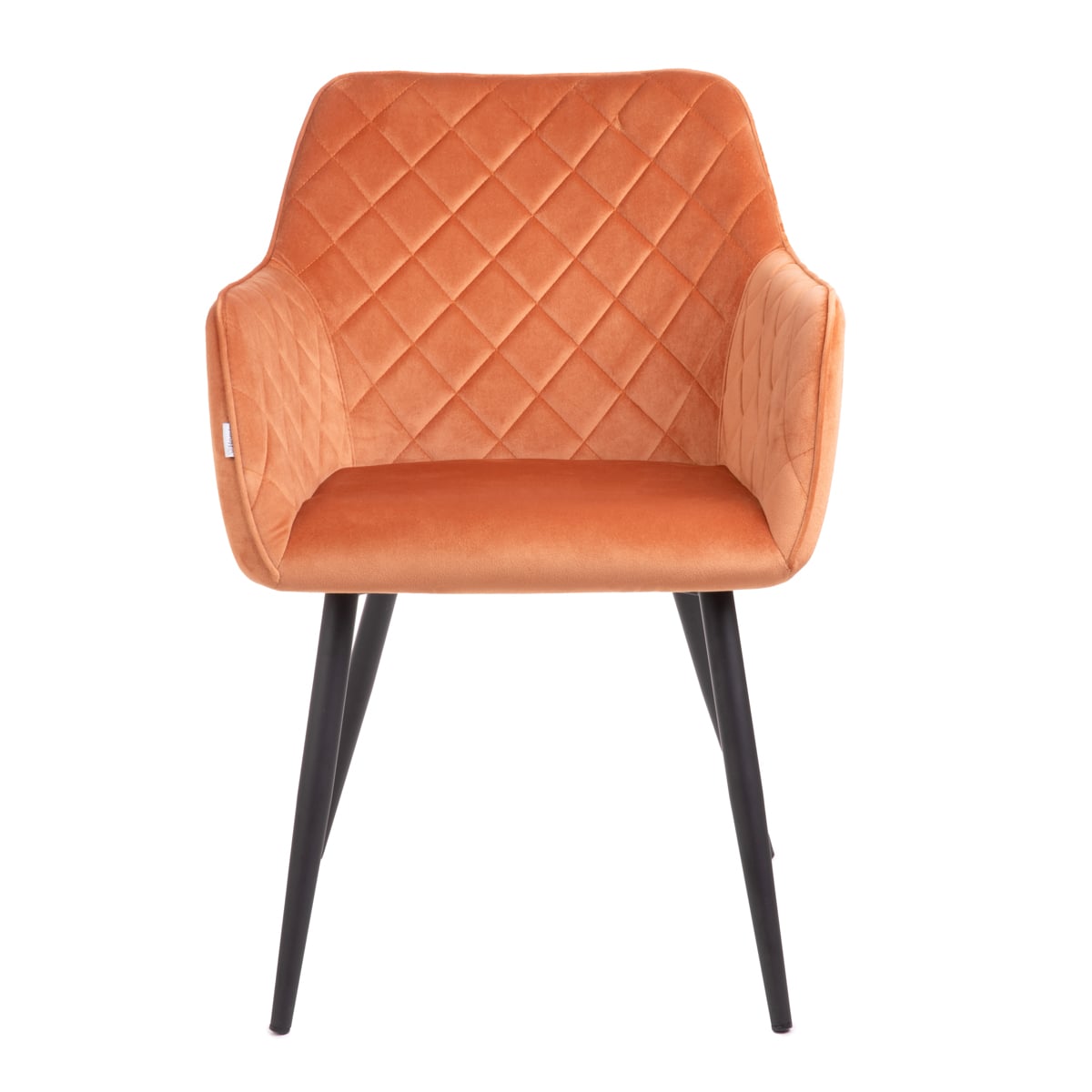 Shelton Brick Velour Chair 56x60x84cm