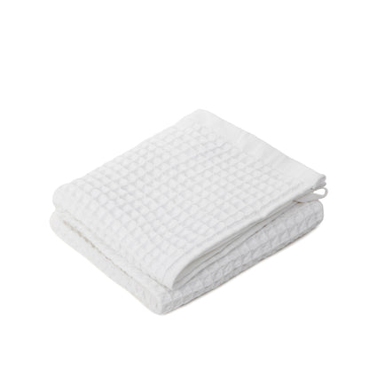 VAFFEL White Waffled Cotton Towel 50x90cm