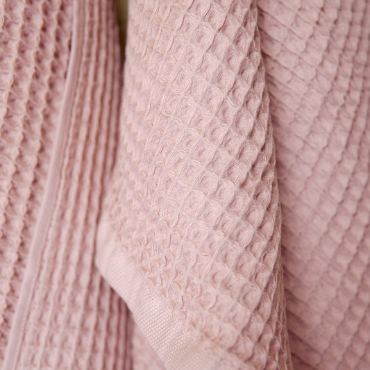 VAFFEL Pink Towel 50x90cm Soft Absorbent Cotton
