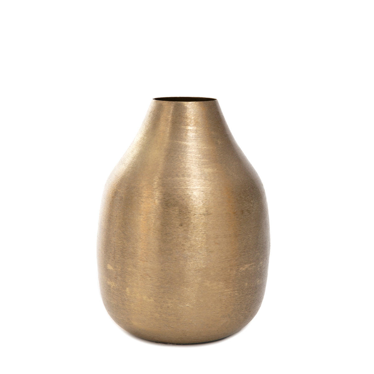 GIRONA Metal Gold Vase 16x16x23 cm
