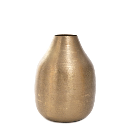 GIRONA Metal Gold Vase 16x16x23 cm