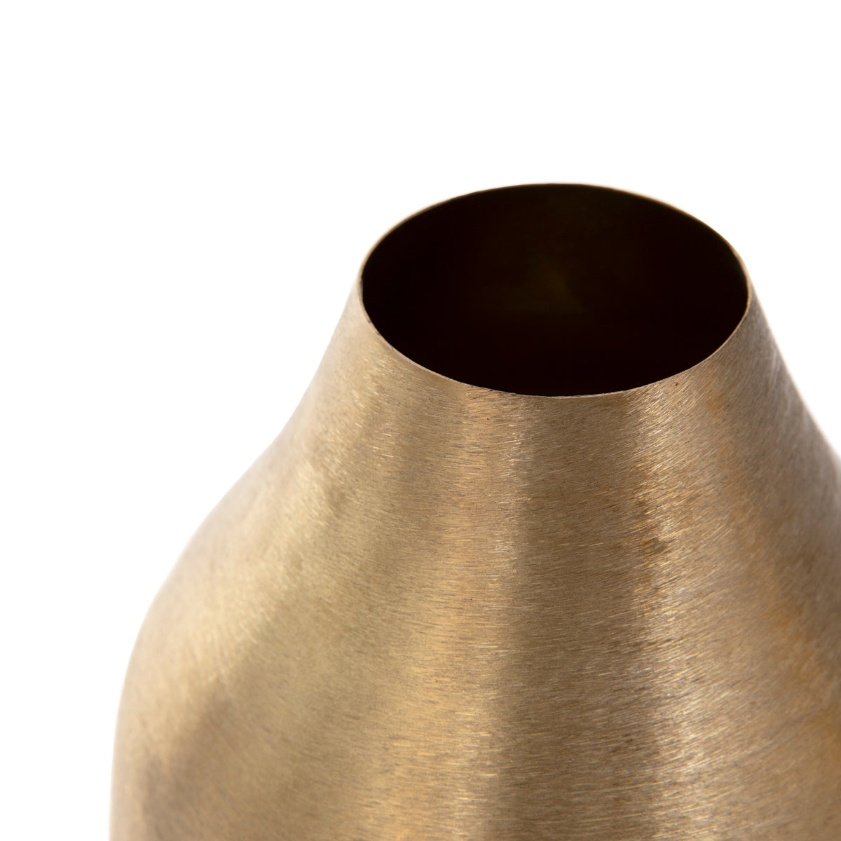 GIRONA Metal Gold Vase 16x16x23 cm