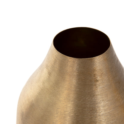 GIRONA Metal Gold Vase 16x16x23 cm