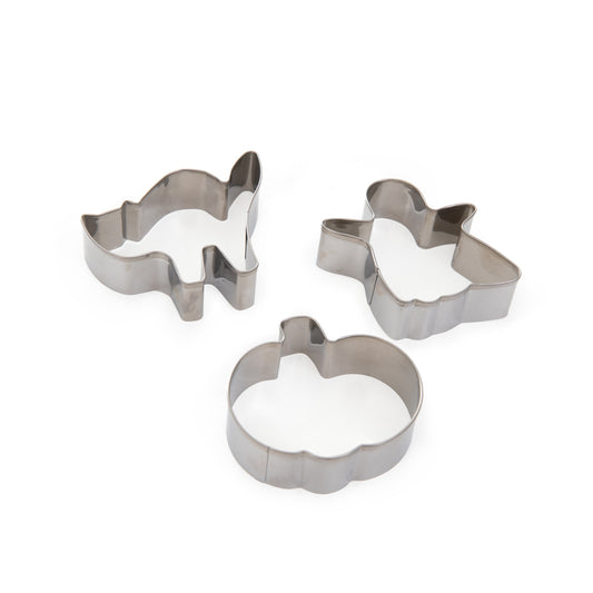 Cut-outs CLACH Halloween Cookie Cutters Set of 3 - Cat, Ghost & Pumpkin