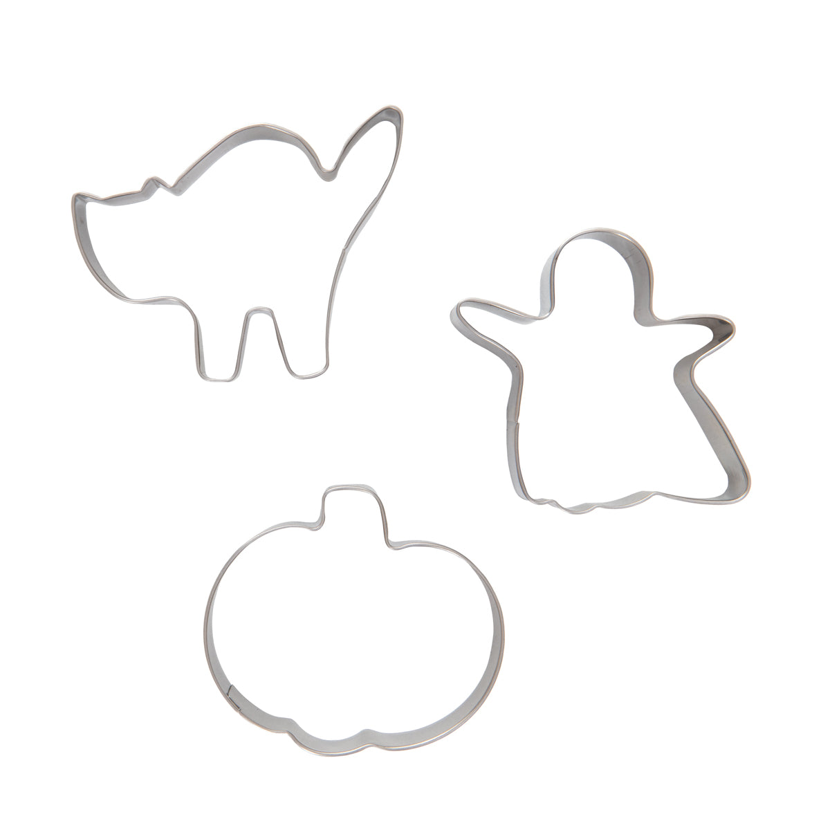 Cut-outs CLACH Halloween Cookie Cutters Set of 3 - Cat, Ghost & Pumpkin