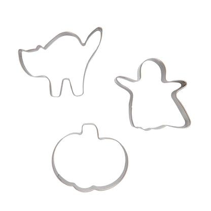 Cut-outs CLACH Halloween Cookie Cutters Set of 3 - Cat, Ghost & Pumpkin
