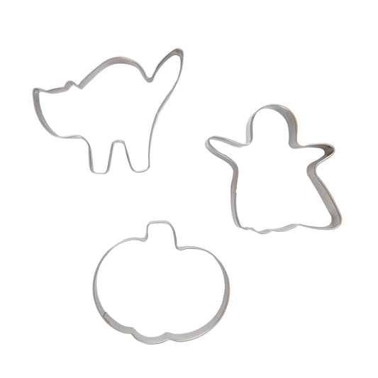 Cut-outs CLACH Halloween Cookie Cutters Set of 3 - Cat, Ghost & Pumpkin