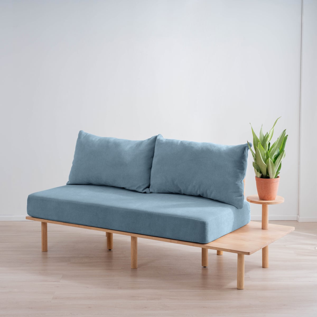SERI 2-Seater Blue Sofa 180x76x75 cm