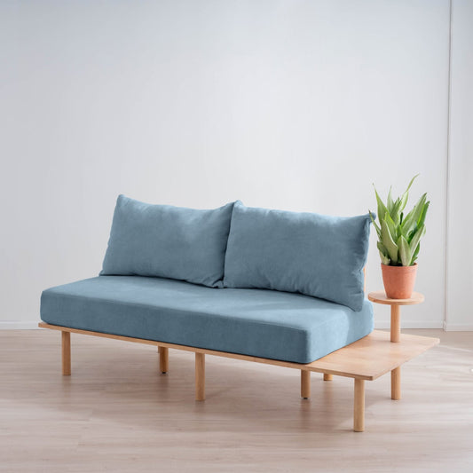 SERI 2-Seater Blue Sofa 180x76x75 cm